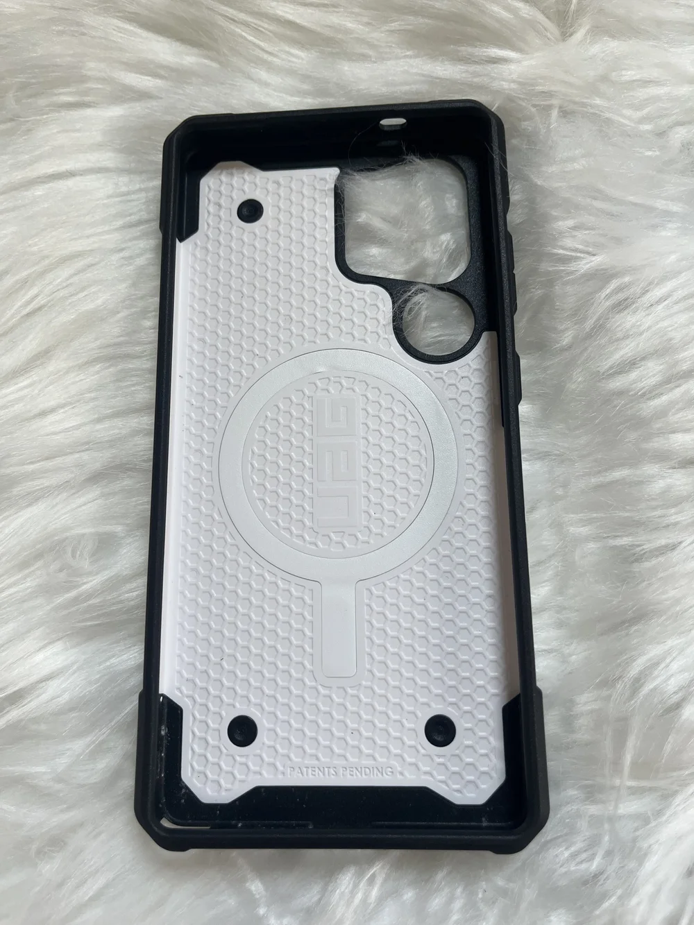 UAG Rugged Protective Phone Case in White and Black